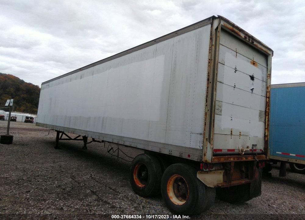 1980 FRUEHAUF BOX TRAILER VIN: 00000000MET020005