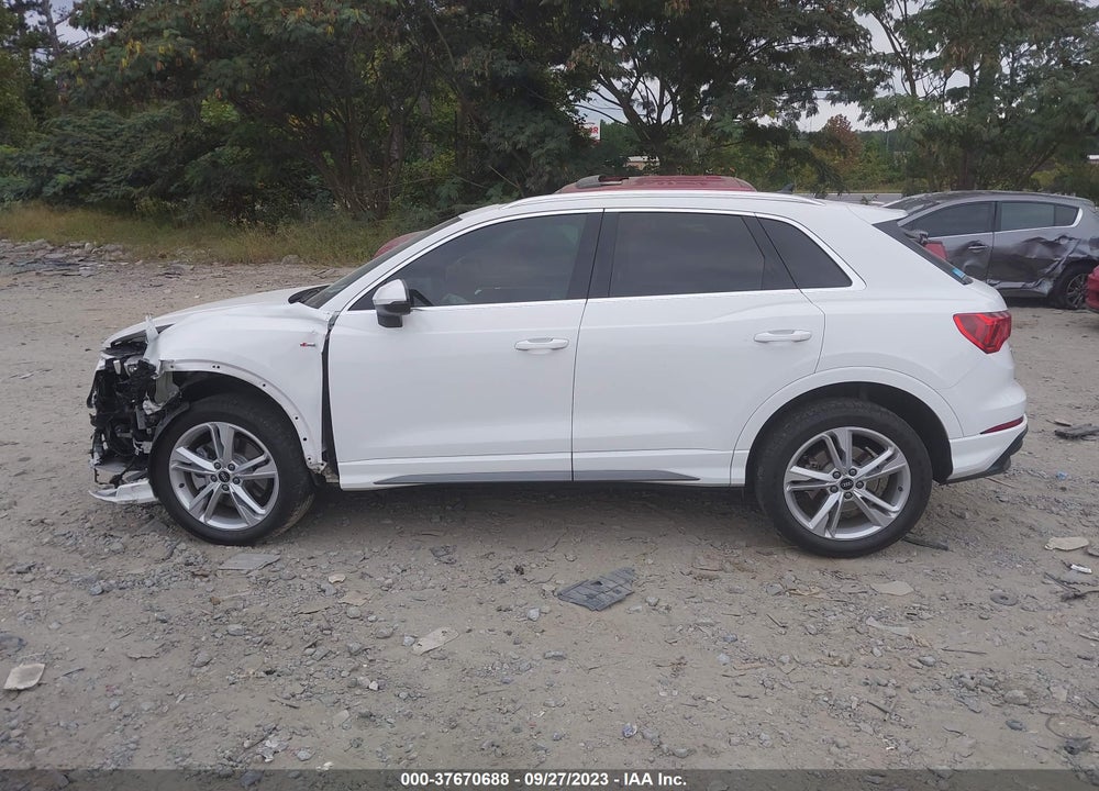 2021 AUDI Q3 PREMIUM 45 TFSI S LINE QUATTRO TIPTRONIC VIN: WA1DECF38M1030945