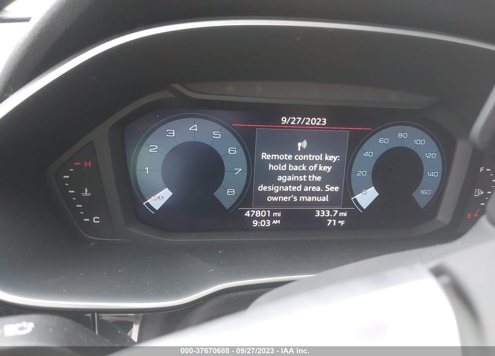 2021 AUDI Q3 PREMIUM 45 TFSI S LINE QUATTRO TIPTRONIC VIN: WA1DECF38M1030945