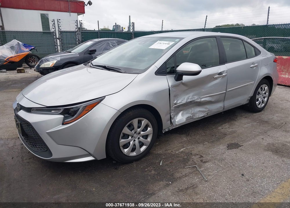2022 TOYOTA COROLLA LE VIN: JTDEPMAE1N3021755