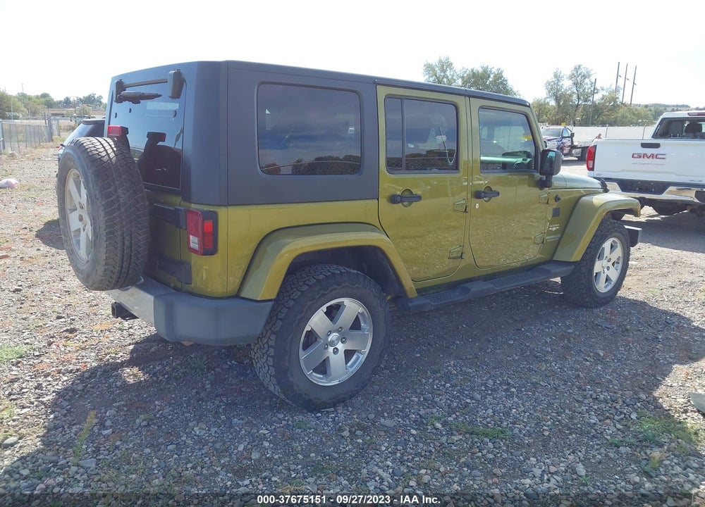 2008 JEEP WRANGLER UNLIMITED SAHARA VIN: 1J8GA59138L534889