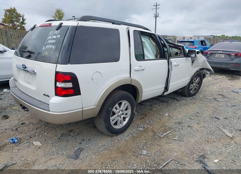 2010 FORD EXPLORER EDDIE BAUER VIN: 1FMEU7EE2AUA74761