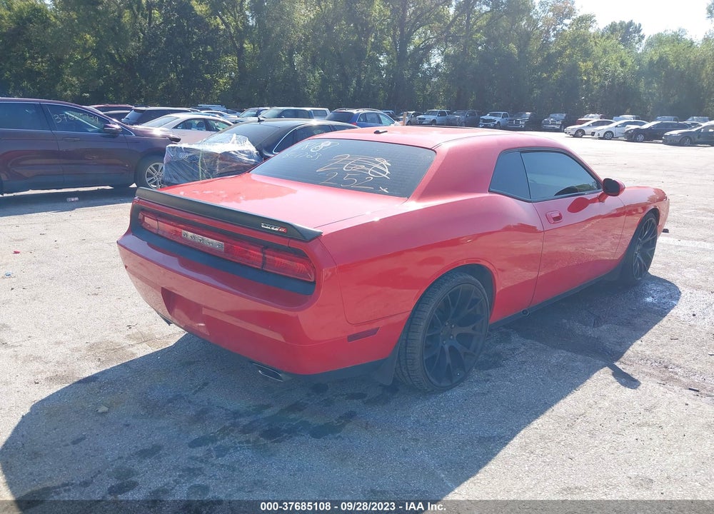 2009 DODGE CHALLENGER SRT8 VIN: 2B3LJ74W29H539098