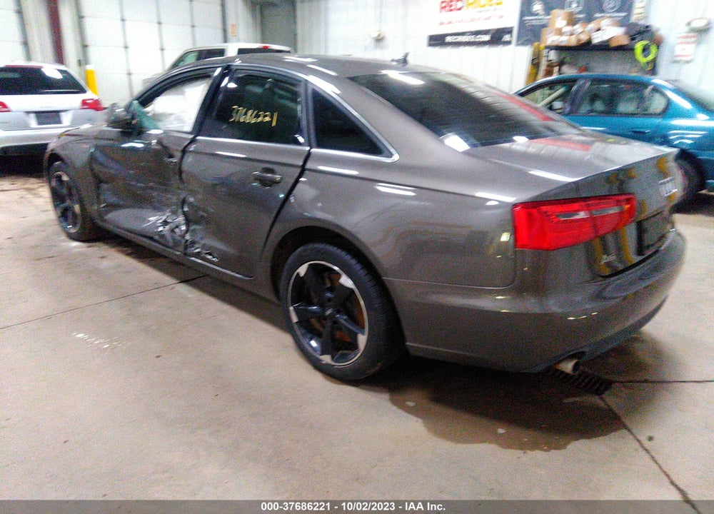2012 AUDI A6 3.0 PREMIUM VIN: WAUGGAFC6CN125672