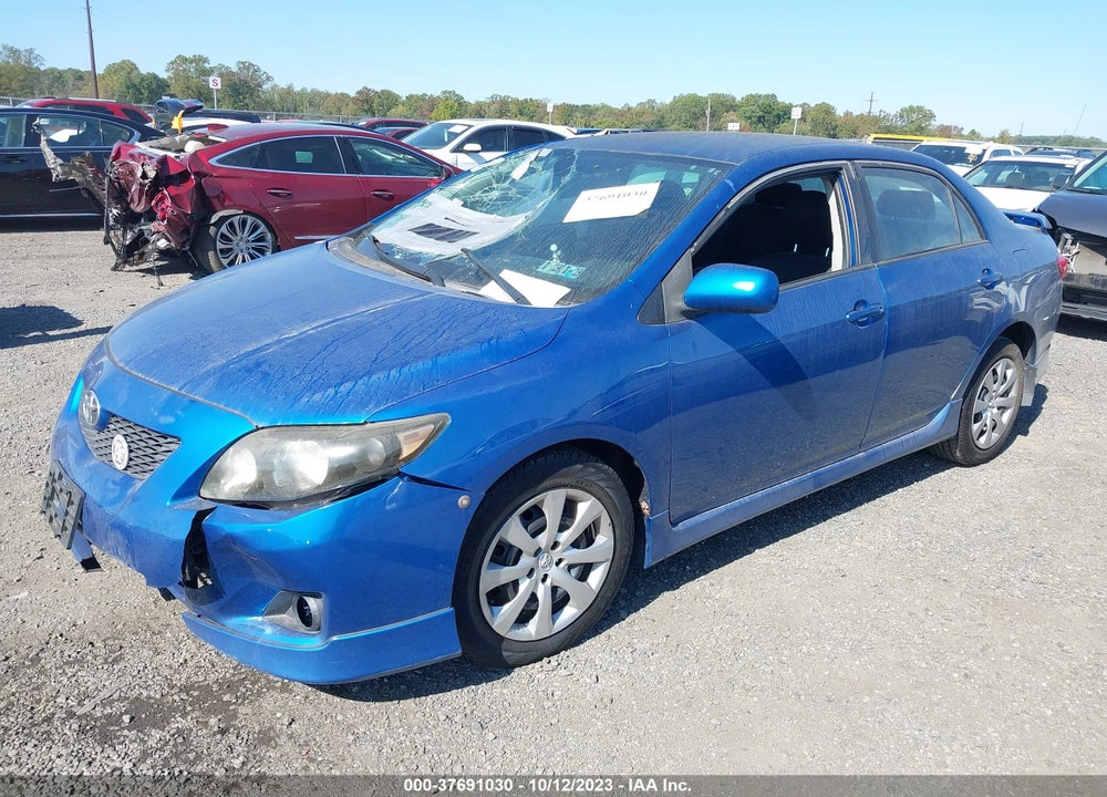 2009 TOYOTA COROLLA S VIN: 2T1BU40E39C071163