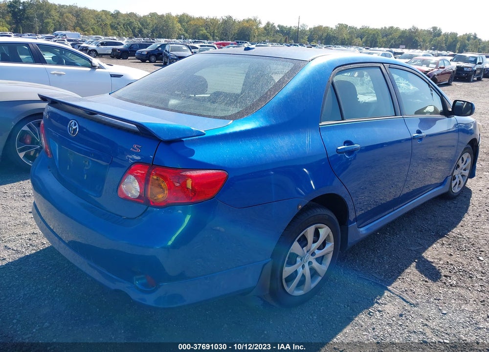 2009 TOYOTA COROLLA S VIN: 2T1BU40E39C071163