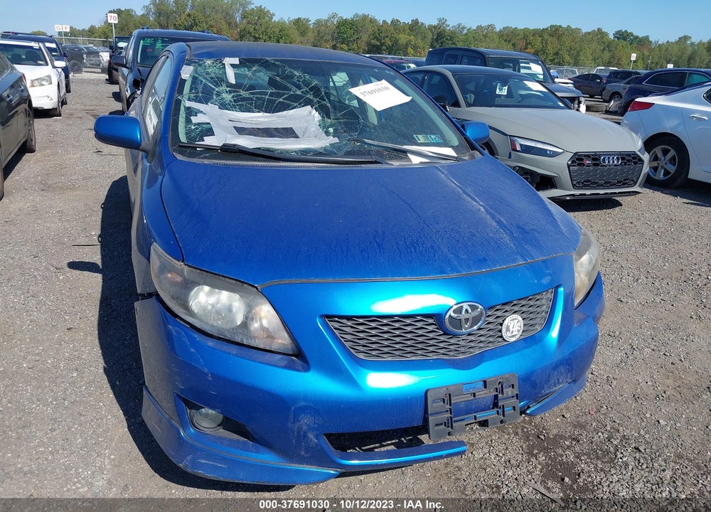 2009 TOYOTA COROLLA S VIN: 2T1BU40E39C071163