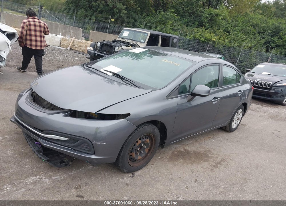 2013 HONDA CIVIC LX VIN: 19XFB2F59DE260042