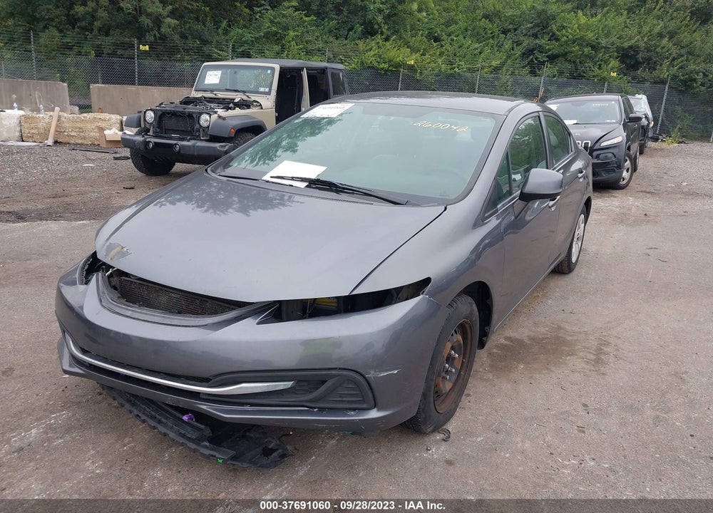 2013 HONDA CIVIC LX VIN: 19XFB2F59DE260042