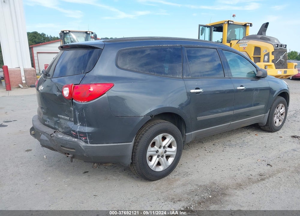 2011 CHEVROLET TRAVERSE LS VIN: 1GNKRFED6BJ308758