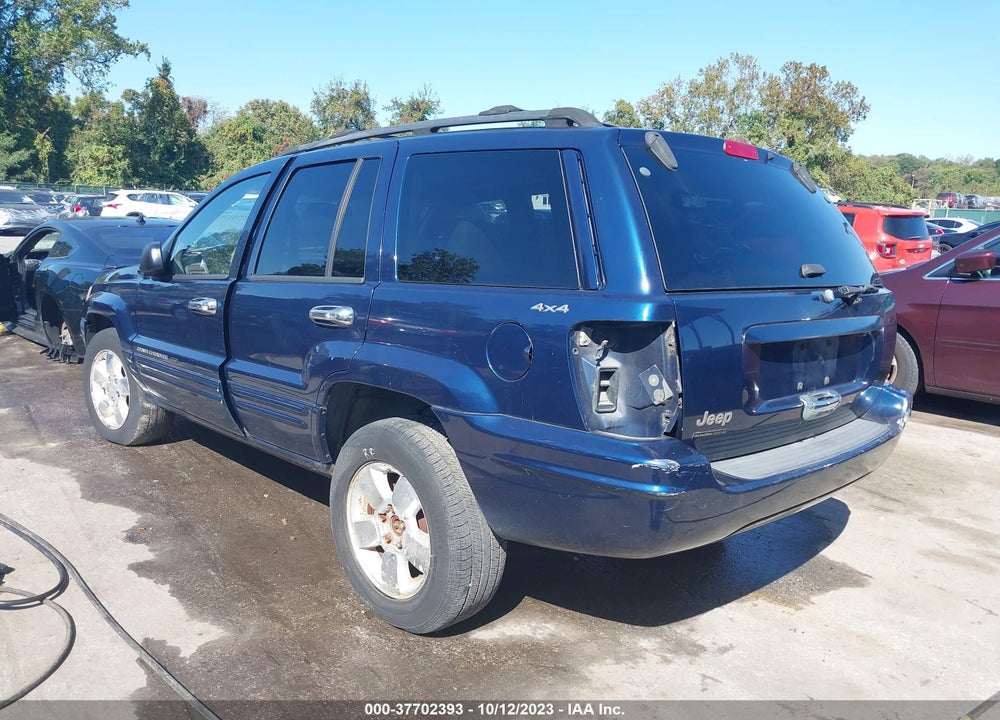 2001 JEEP GRAND CHEROKEE LIMITED VIN: 1J4GW58S21C650734
