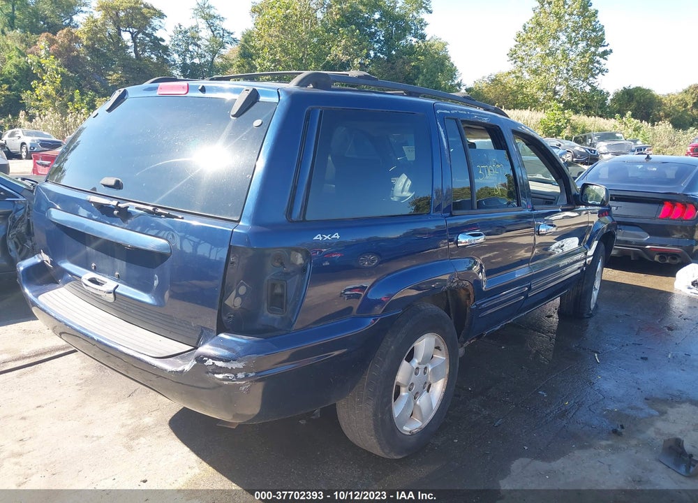2001 JEEP GRAND CHEROKEE LIMITED VIN: 1J4GW58S21C650734