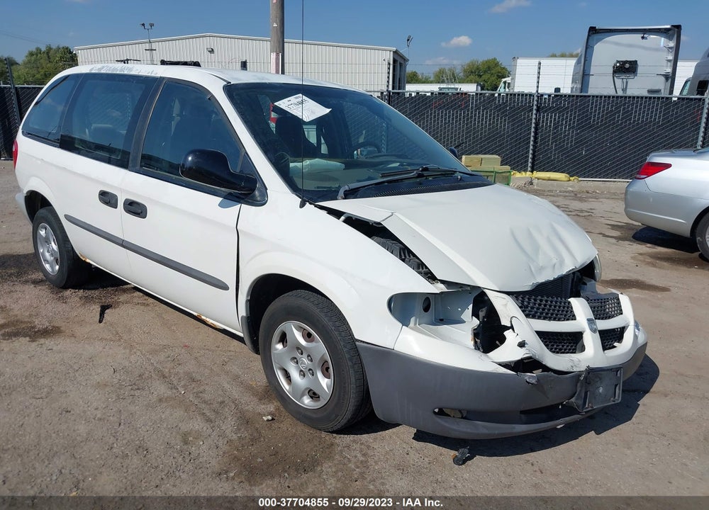 2002 DODGE CARAVAN SE VIN: 1B4GP25372B673994