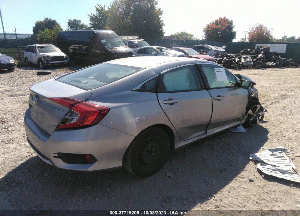 2019 HONDA CIVIC LX VIN: 2HGFC2F6XKH592032