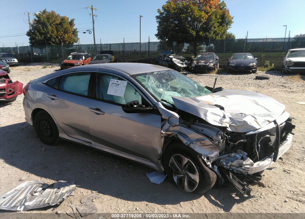 2019 HONDA CIVIC LX VIN: 2HGFC2F6XKH592032