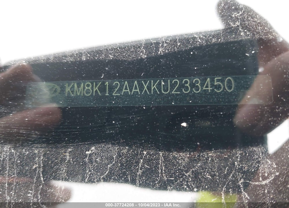 2019 HYUNDAI KONA SE VIN: KM8K12AAXKU233450