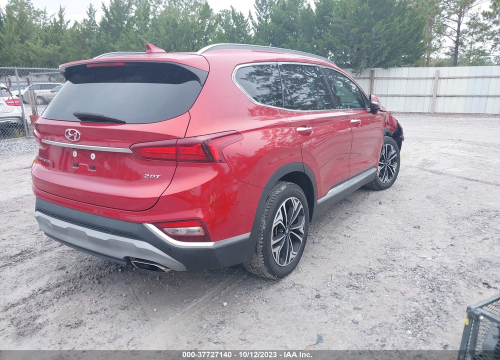2019 HYUNDAI SANTA FE LIMITED 2.0T VIN: 5NMS53AA8KH033687