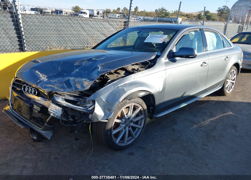2016 AUDI A4 2.0T PREMIUM VIN: WAUBFAFL2GN013244
