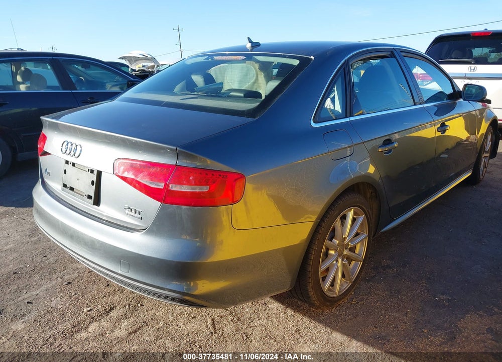 2016 AUDI A4 2.0T PREMIUM VIN: WAUBFAFL2GN013244