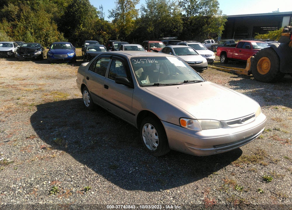 2000 TOYOTA COROLLA CE VIN: 2T1BR12E1YC380285