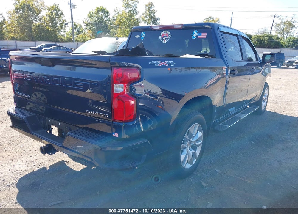 2022 CHEVROLET SILVERADO 1500 LTD 4WD SHORT BED CUSTOM VIN: 1GCPYBEK0NZ118050