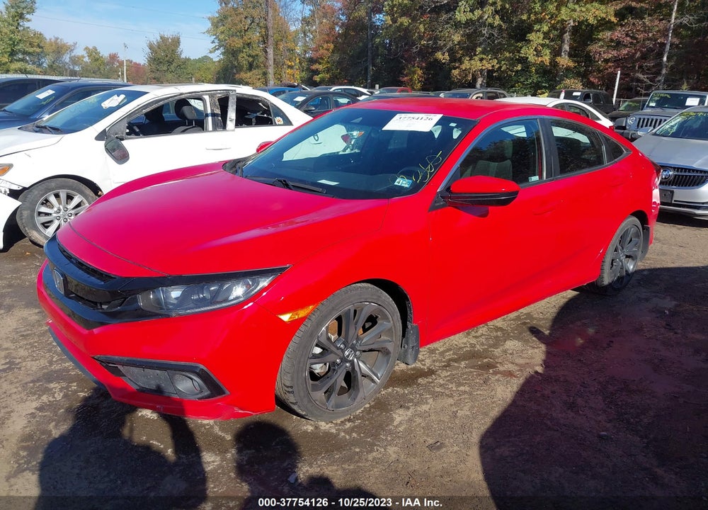 2019 HONDA CIVIC SPORT VIN: 2HGFC2F87KH536082