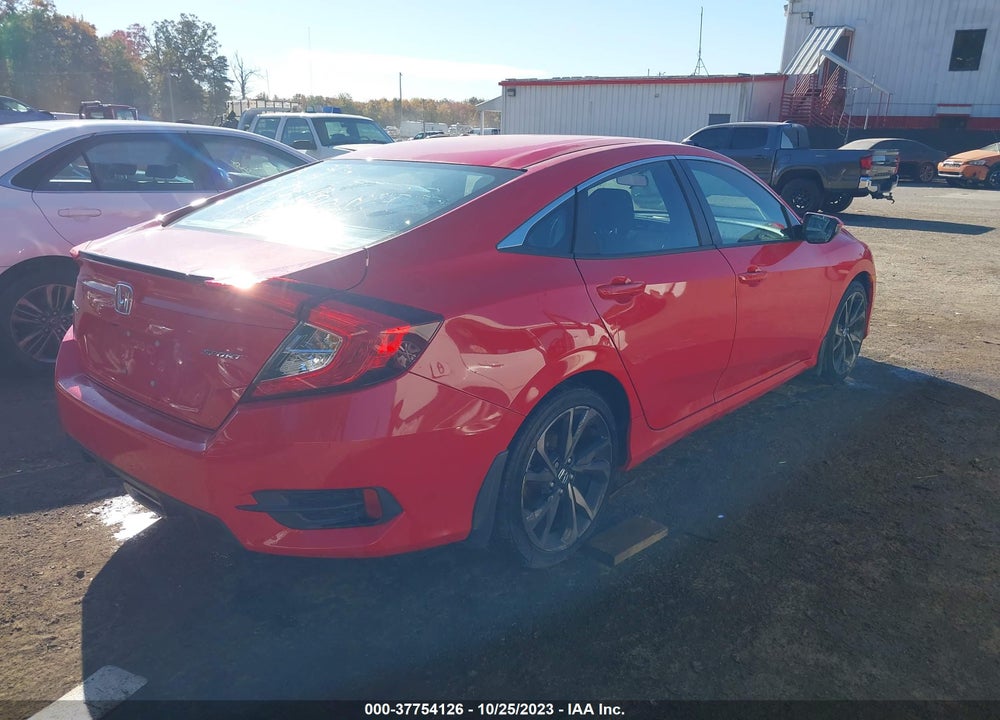 2019 HONDA CIVIC SPORT VIN: 2HGFC2F87KH536082
