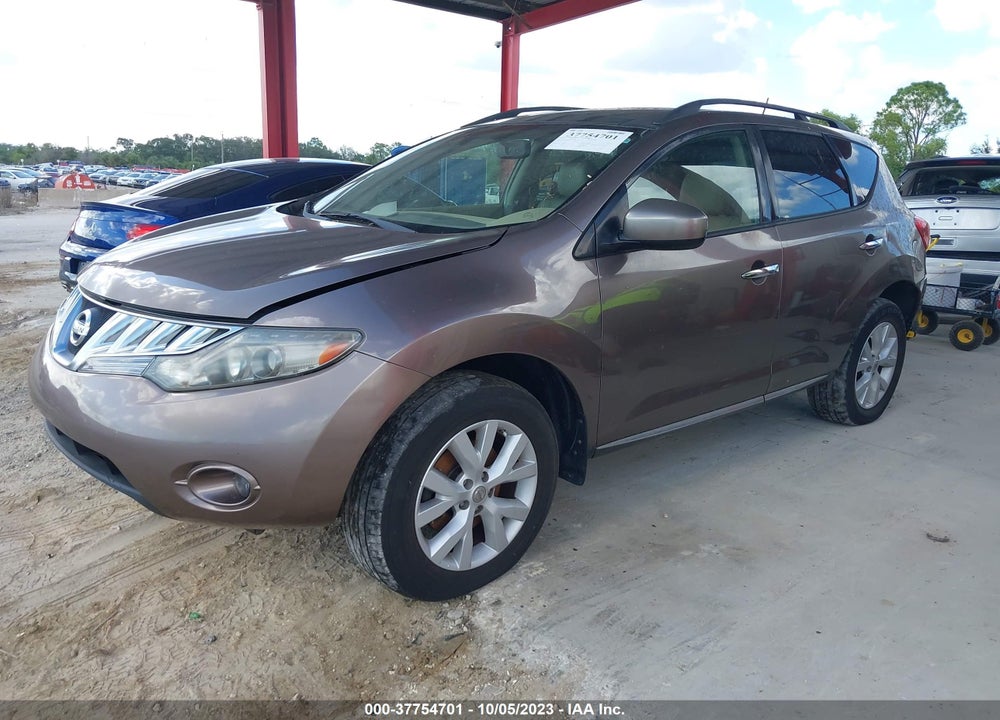 2009 NISSAN MURANO SL VIN: JN8AZ18W99W136652