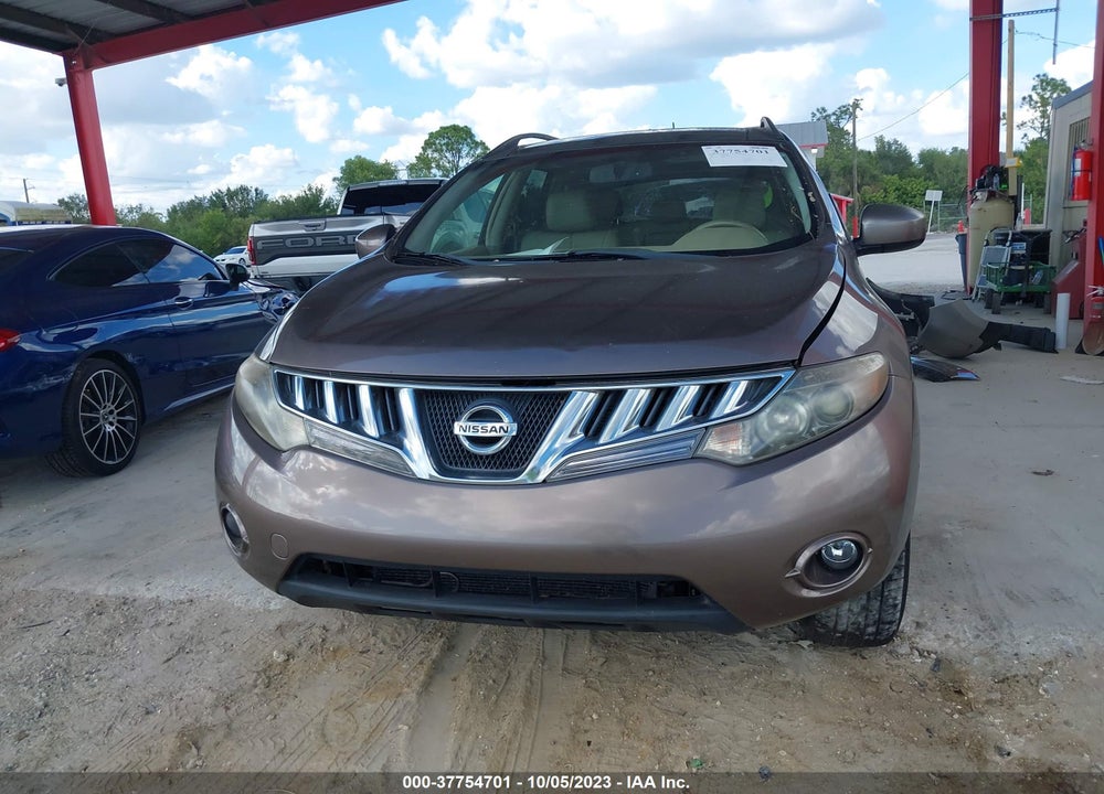 2009 NISSAN MURANO SL VIN: JN8AZ18W99W136652