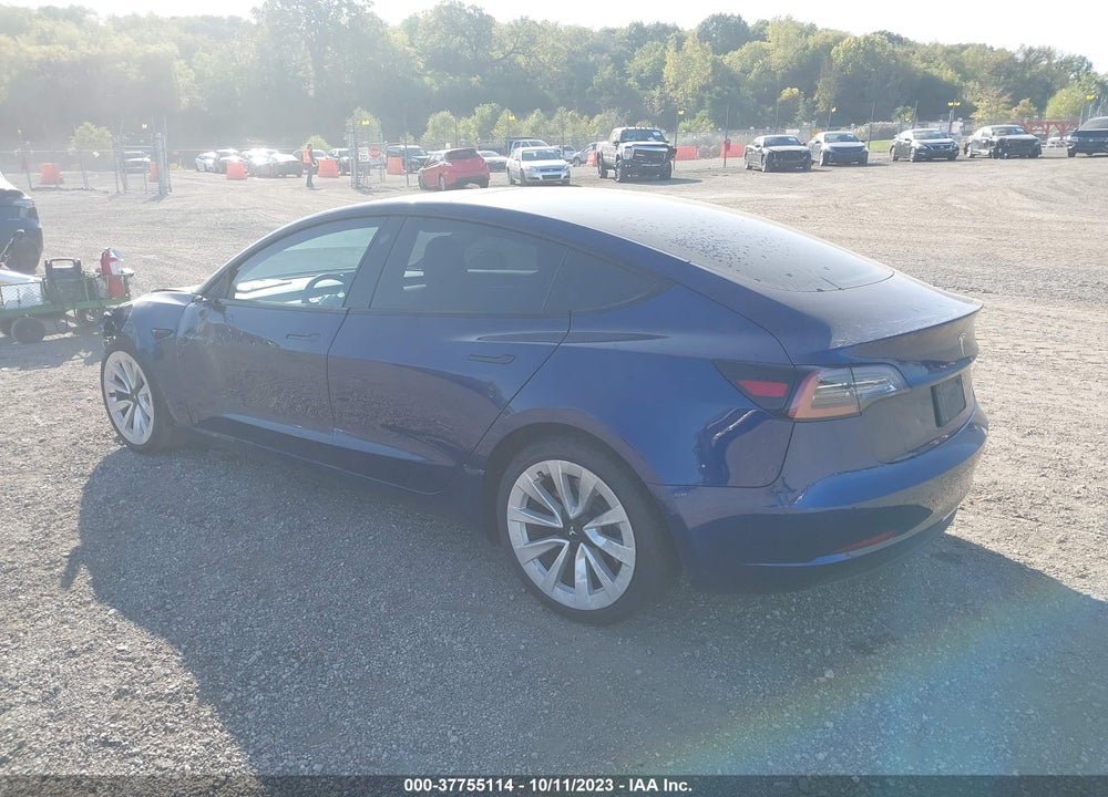 2022 TESLA MODEL 3 LONG RANGE DUAL MOTOR ALL-WHEEL DRIVE VIN: 5YJ3E1EB2NF114685