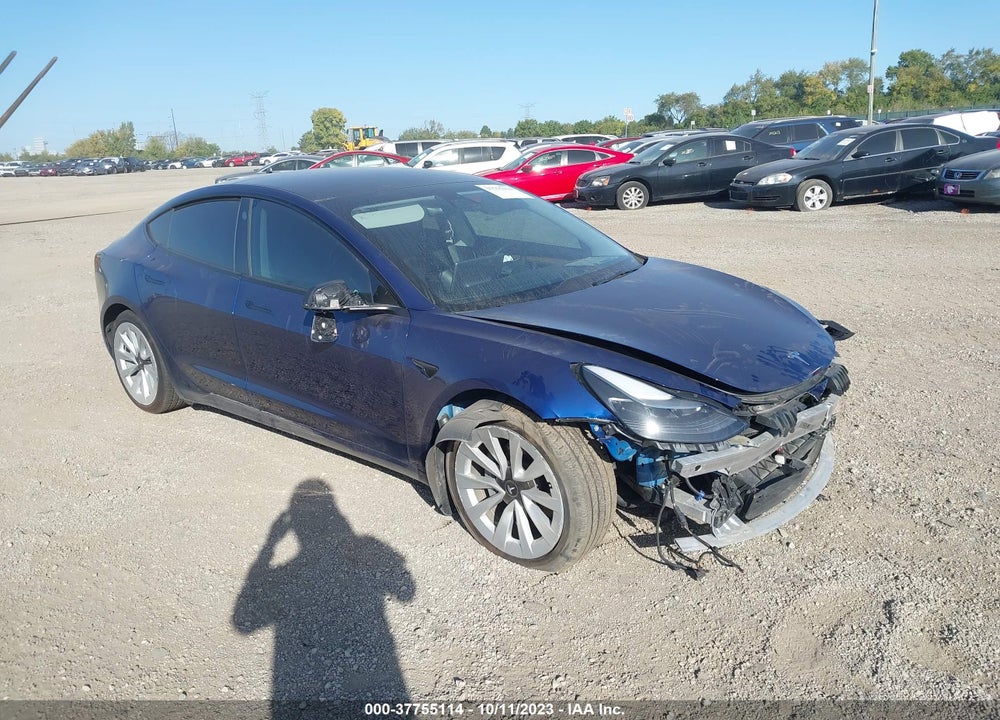 2022 TESLA MODEL 3 LONG RANGE DUAL MOTOR ALL-WHEEL DRIVE VIN: 5YJ3E1EB2NF114685