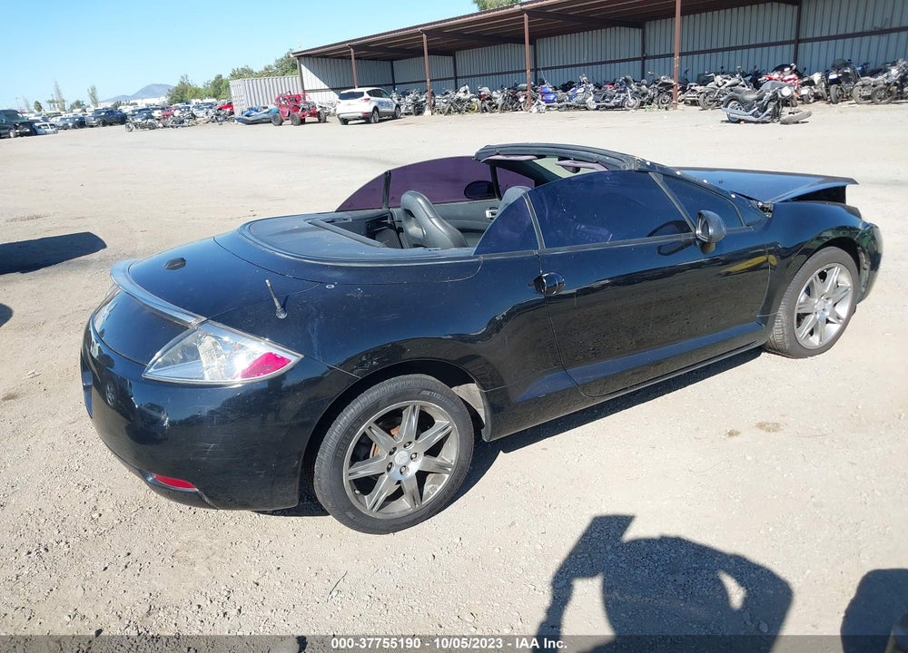 2008 MITSUBISHI ECLIPSE SPYDER GT VIN: 4A3AL35T78E037638