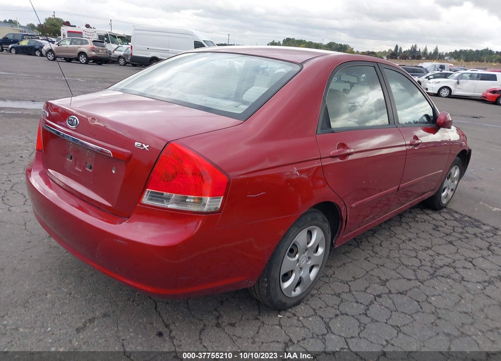 2009 KIA SPECTRA EX VIN: KNAFE222695645755