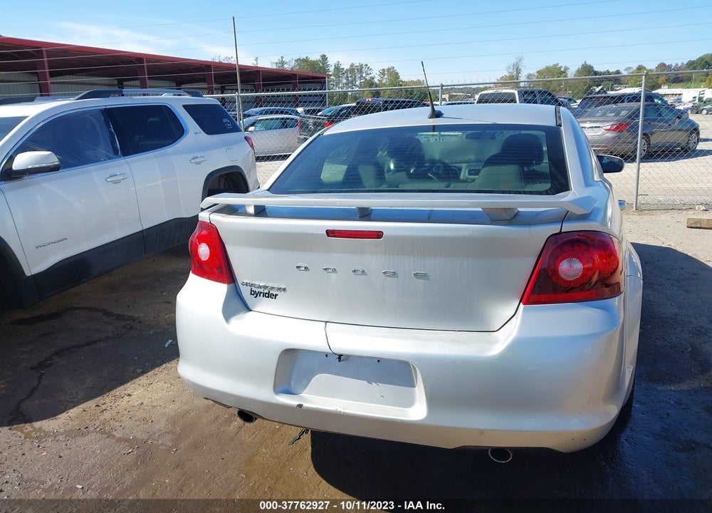 2011 DODGE AVENGER MAINSTREET VIN: 1B3BD1FG5BN513212