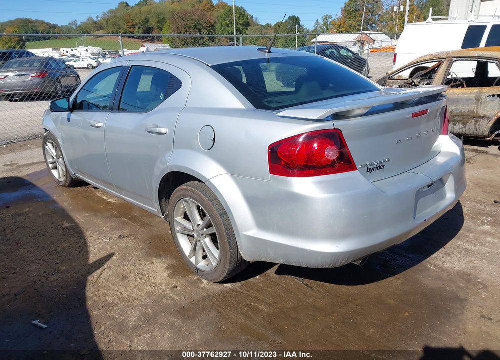 2011 DODGE AVENGER MAINSTREET VIN: 1B3BD1FG5BN513212