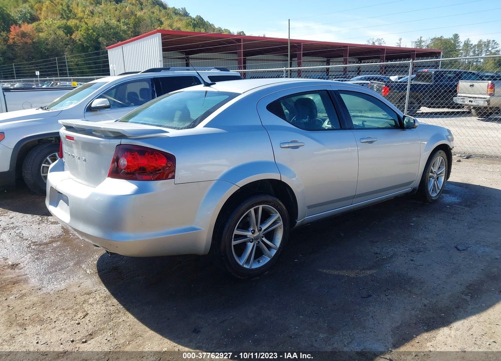 2011 DODGE AVENGER MAINSTREET VIN: 1B3BD1FG5BN513212
