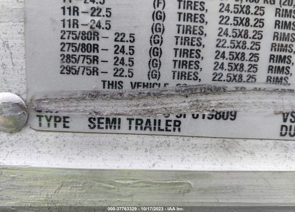 2009 UTILITY TRAILER MFG --- VIN: 1UYVS12809P619809