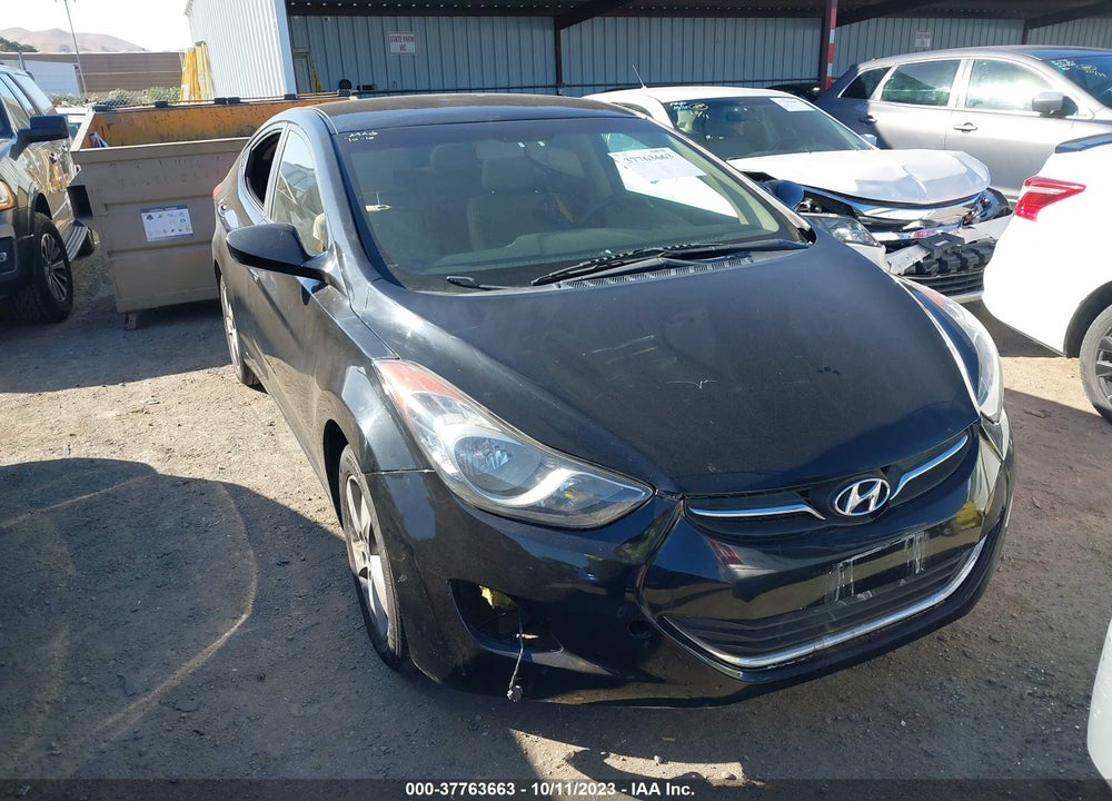 2012 HYUNDAI ELANTRA VIN: 5NPDH4AE6CH096753