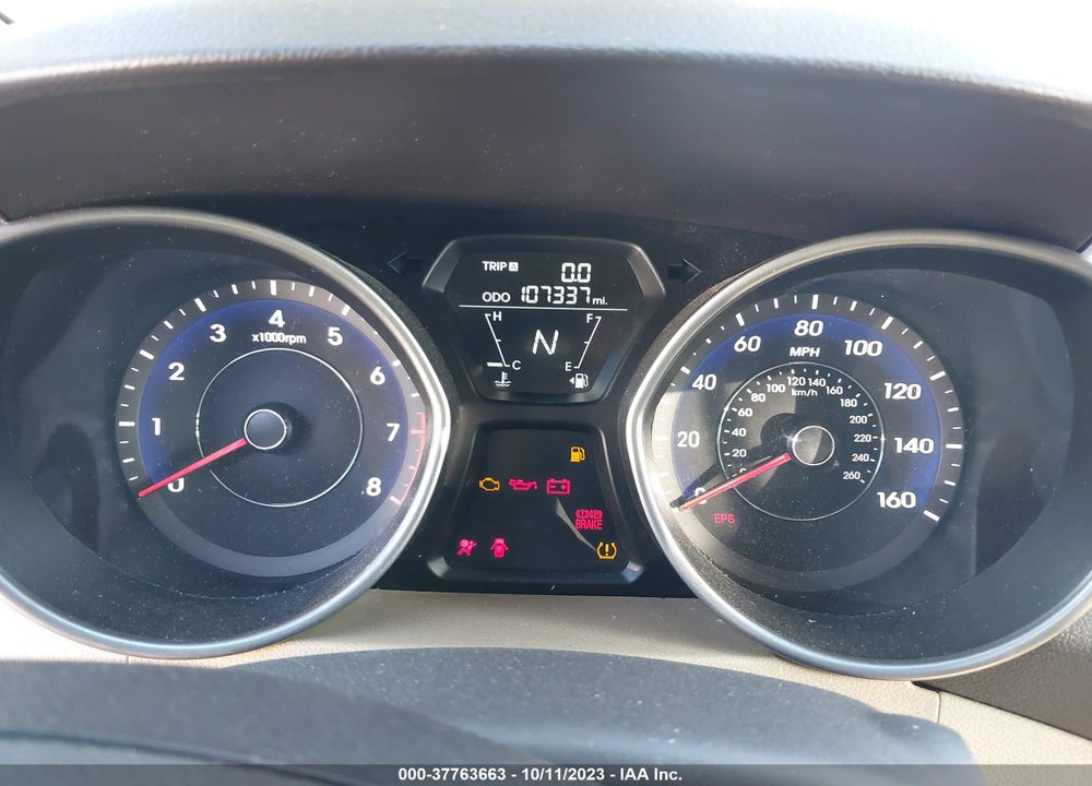 2012 HYUNDAI ELANTRA VIN: 5NPDH4AE6CH096753