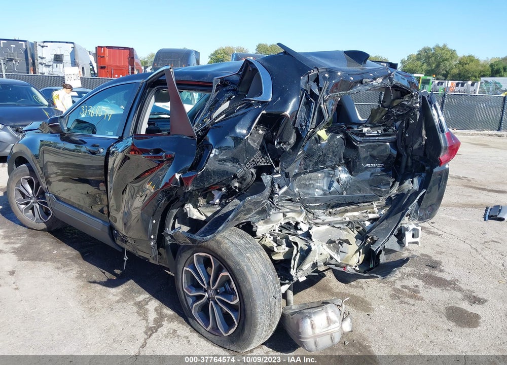 2022 HONDA CR-V AWD EX-L VIN: 2HKRW2H80NH600510