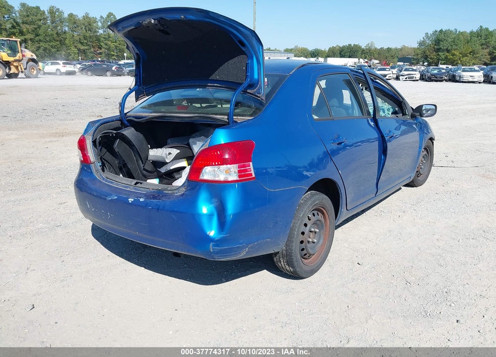 2010 TOYOTA YARIS VIN: JTDBT4K32A1386950