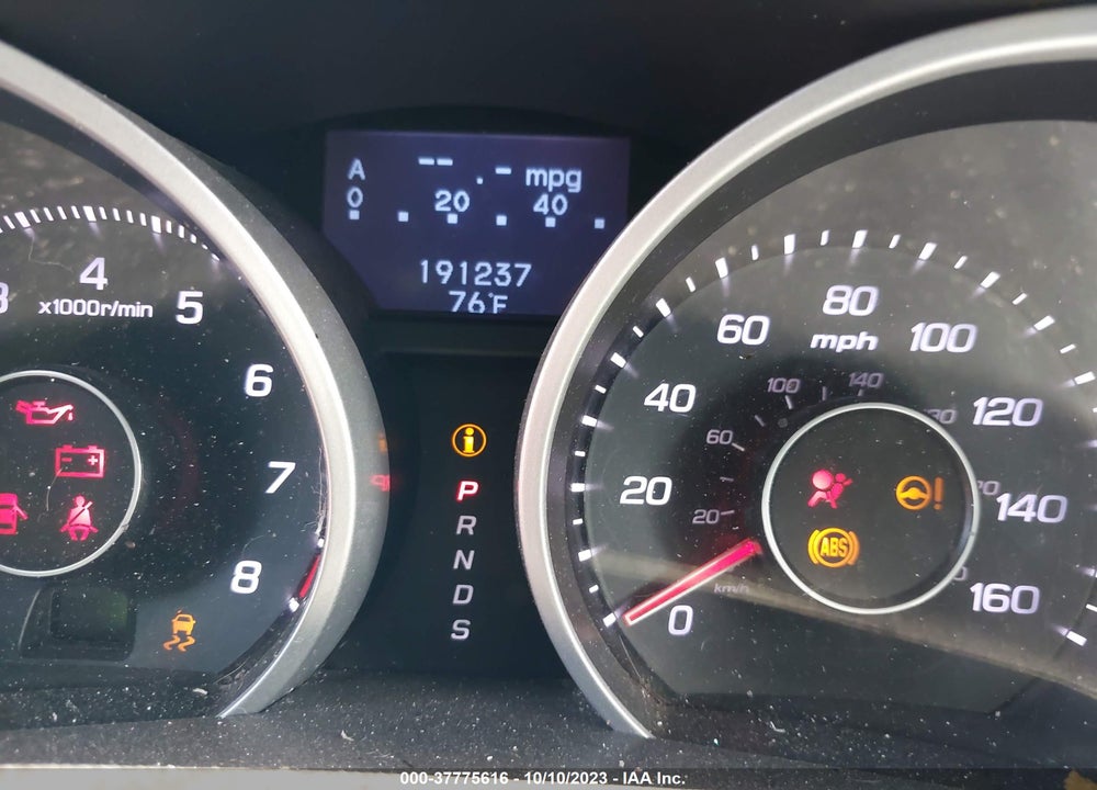 2012 ACURA TL 3.5 VIN: 19UUA8F50CA008809
