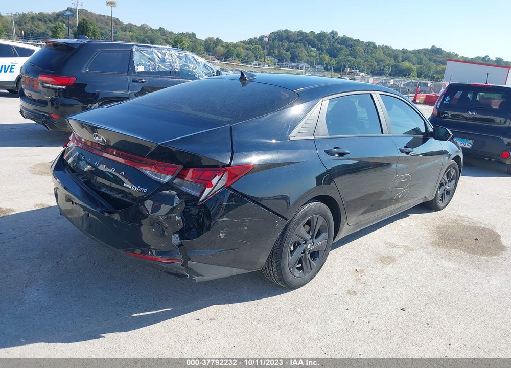 2023 HYUNDAI ELANTRA HYBRID BLUE VIN: KMHLM4AJXPU043632