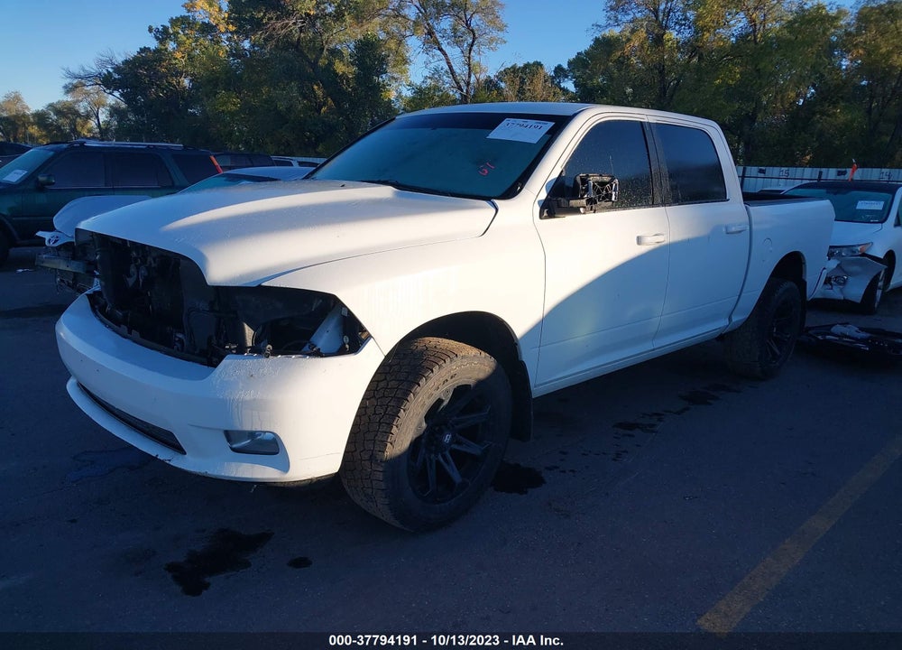 2012 RAM 1500 SPORT VIN: 1C6RD7MT2CS192661