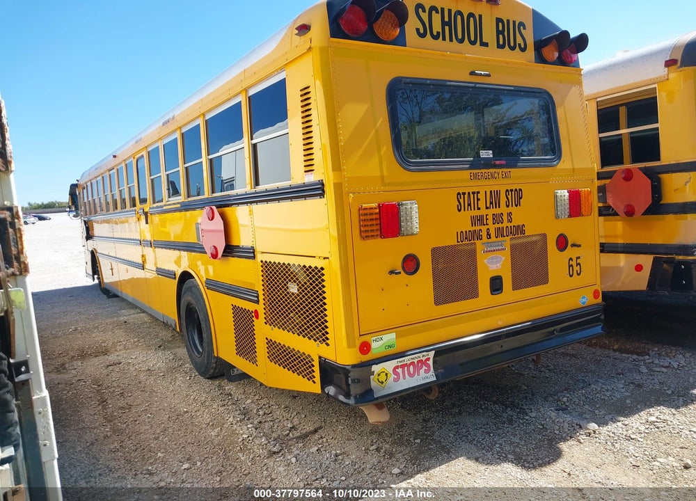 2015 THOMAS SCHOOL BUS VIN: 1T7YU4F21F1272831