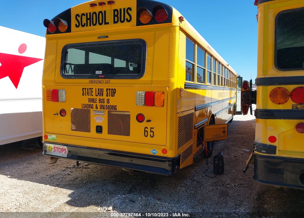 2015 THOMAS SCHOOL BUS VIN: 1T7YU4F21F1272831