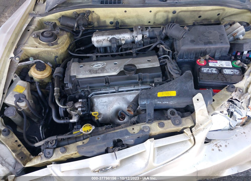 2002 HYUNDAI ACCENT GS VIN: KMHCG35C72U173583
