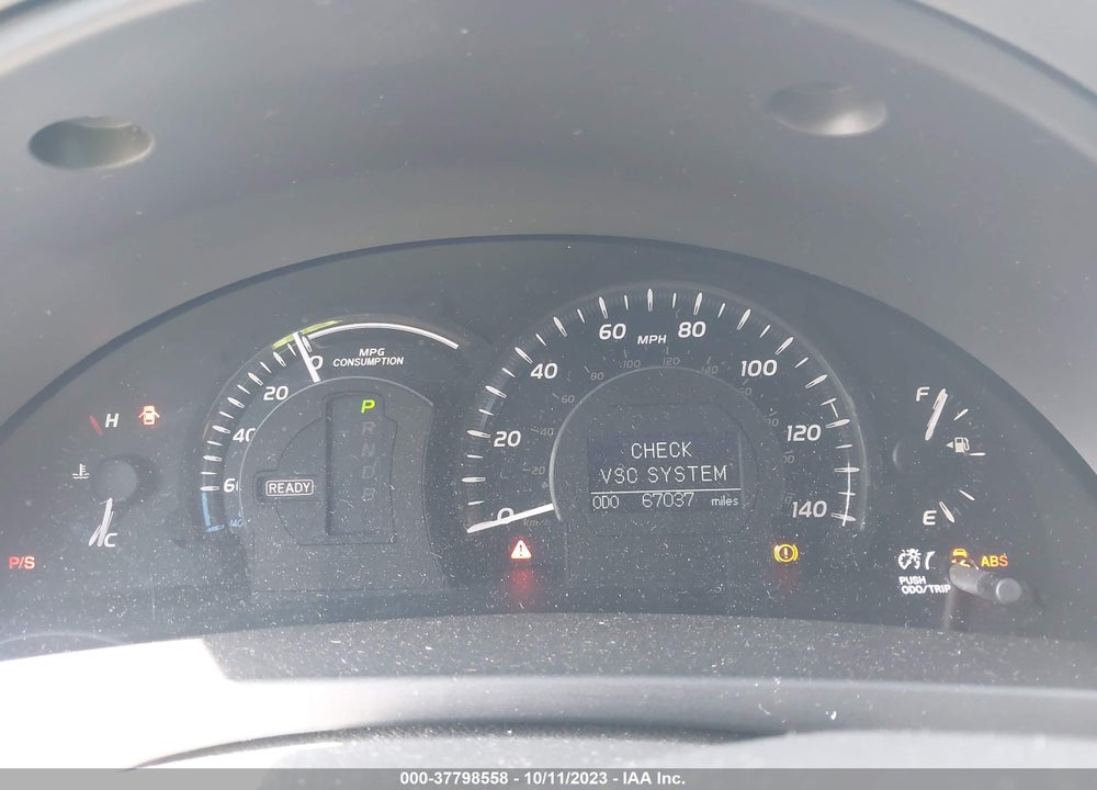 2009 TOYOTA CAMRY HYBRID VIN: 4T1BB46KX9U064535