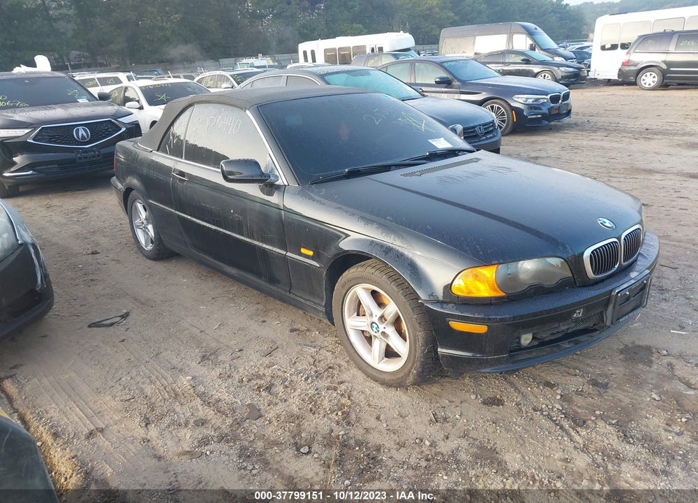 2003 BMW 325CI VIN: WBABS33443PG90897