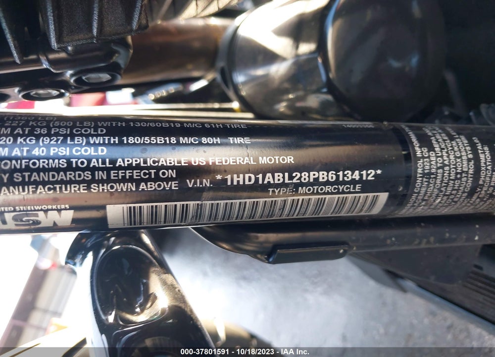 2023 HARLEY-DAVIDSON FLHXST VIN: 1HD1ABL28PB613412